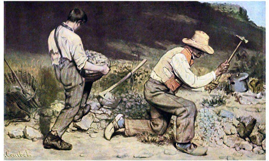 realisme Gustave Courbet les casseurs de pierres 1849
